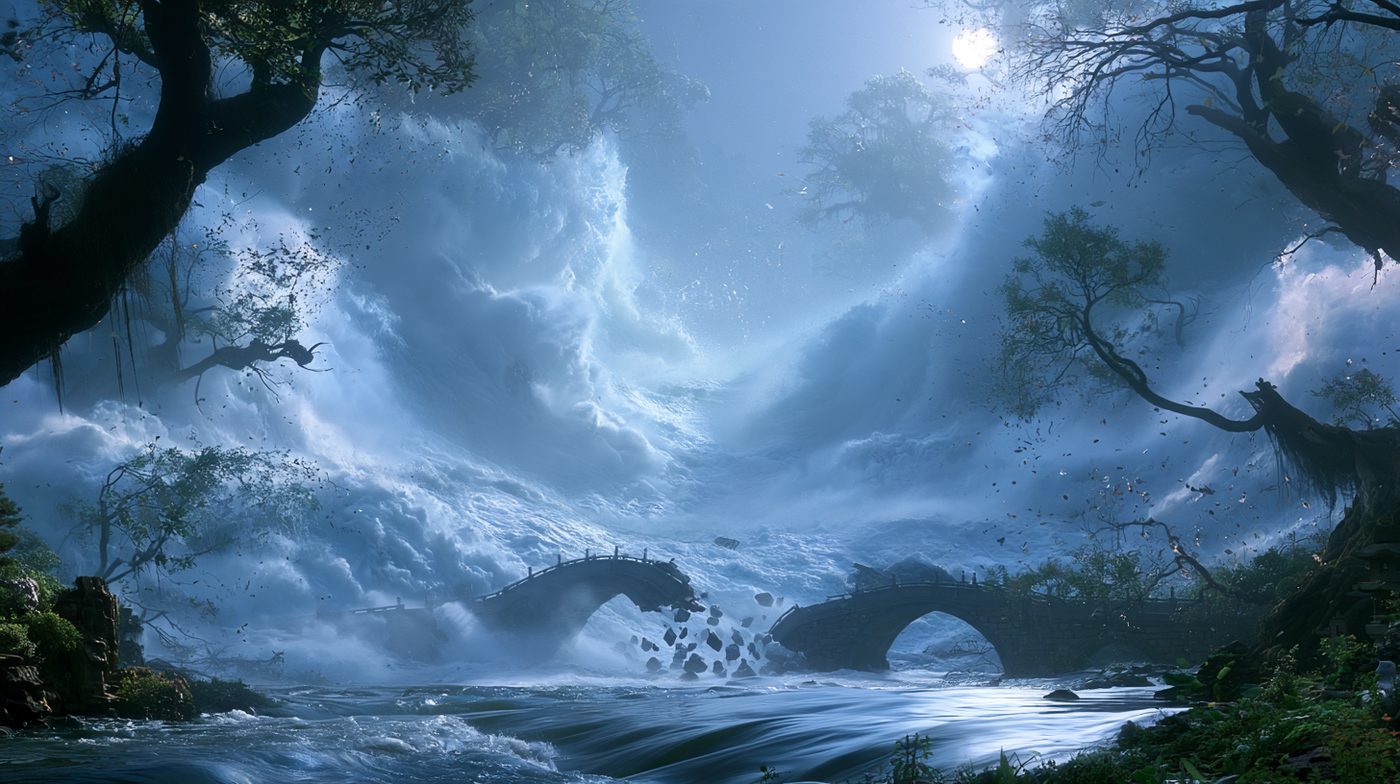 云拱洞天月照虚空